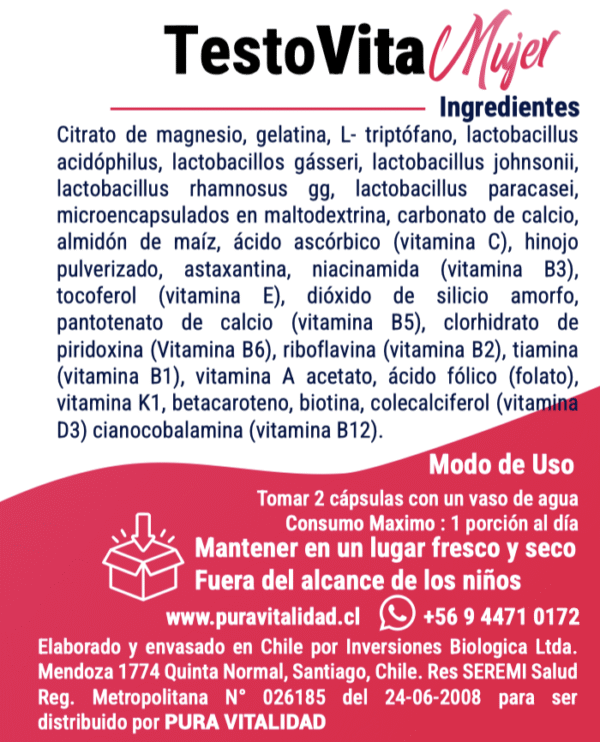 Testovita Mujer 3 Meses - Imagen 2