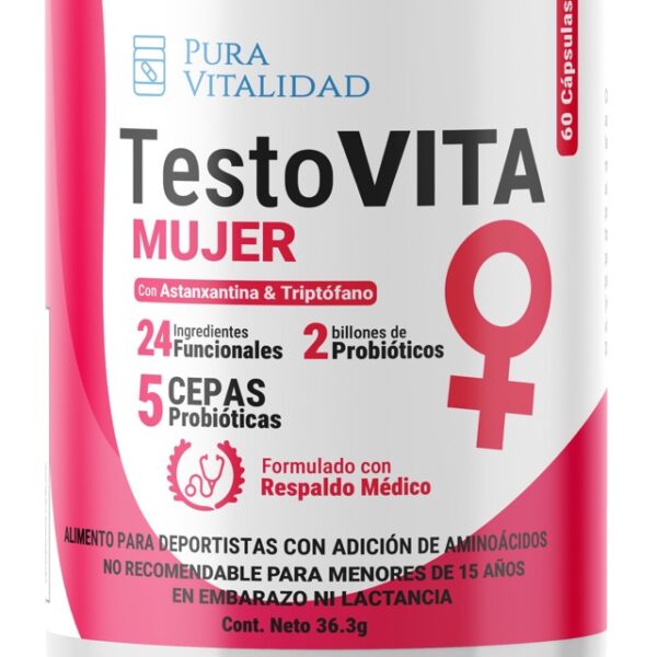 Testovita Mujer 1 Mes - Imagen 2