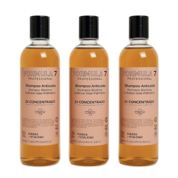 Shampoo Anticaída (3 Botellas) con despacho a todo chile